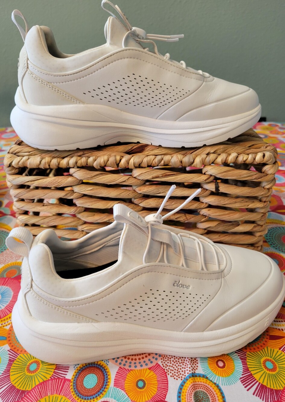 Clove Women's Prima Sneakers Shoes Brilliant White Size 8